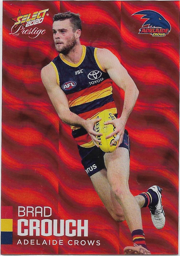 2020 Select Prestige Red Parallel (2) Brad Crouch Adelaide 150/170