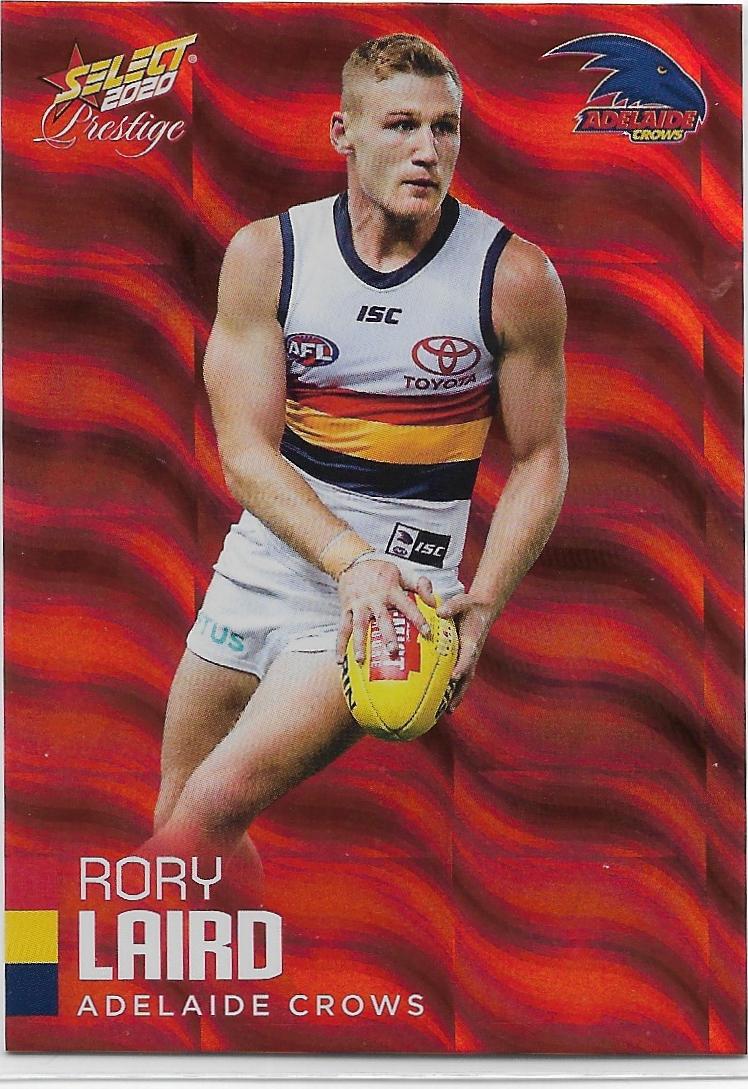 2020 Select Prestige Red Parallel (5) Rory Laird Adelaide 089/170