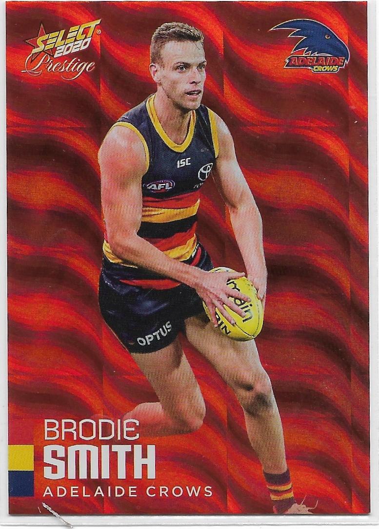 2020 Select Prestige Red Parallel (10) Brodie Smith Adelaide 117/170