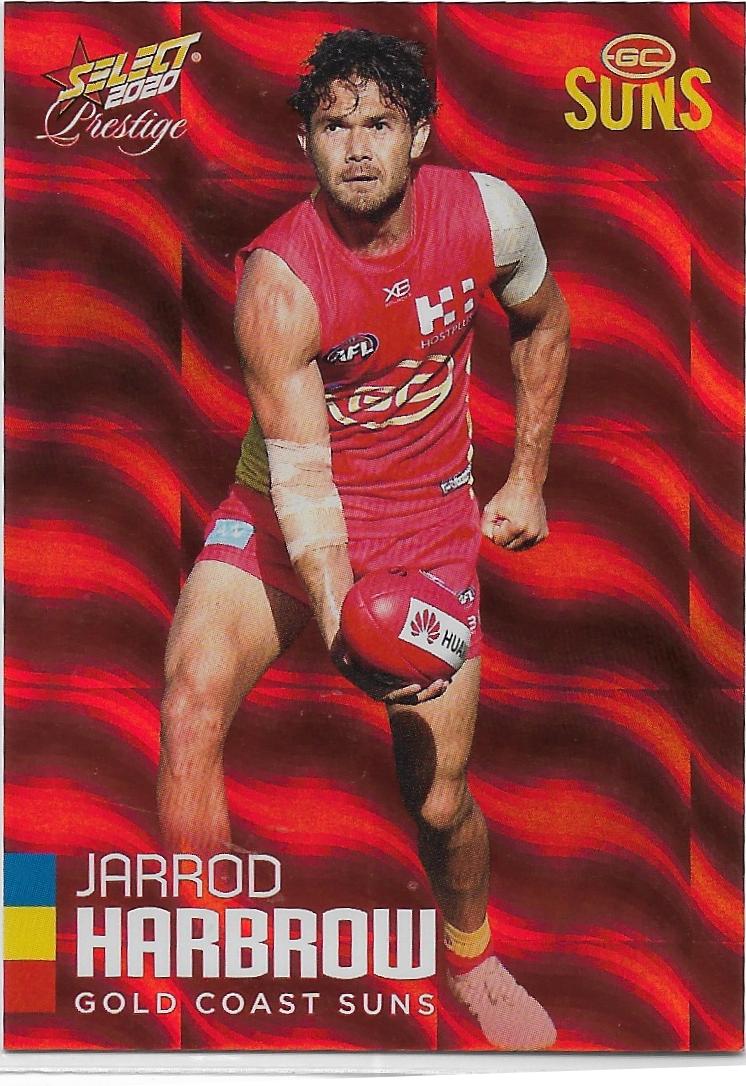 2020 Select Prestige Red Parallel (90) Jarrod Harrow Gold Coast 109/170
