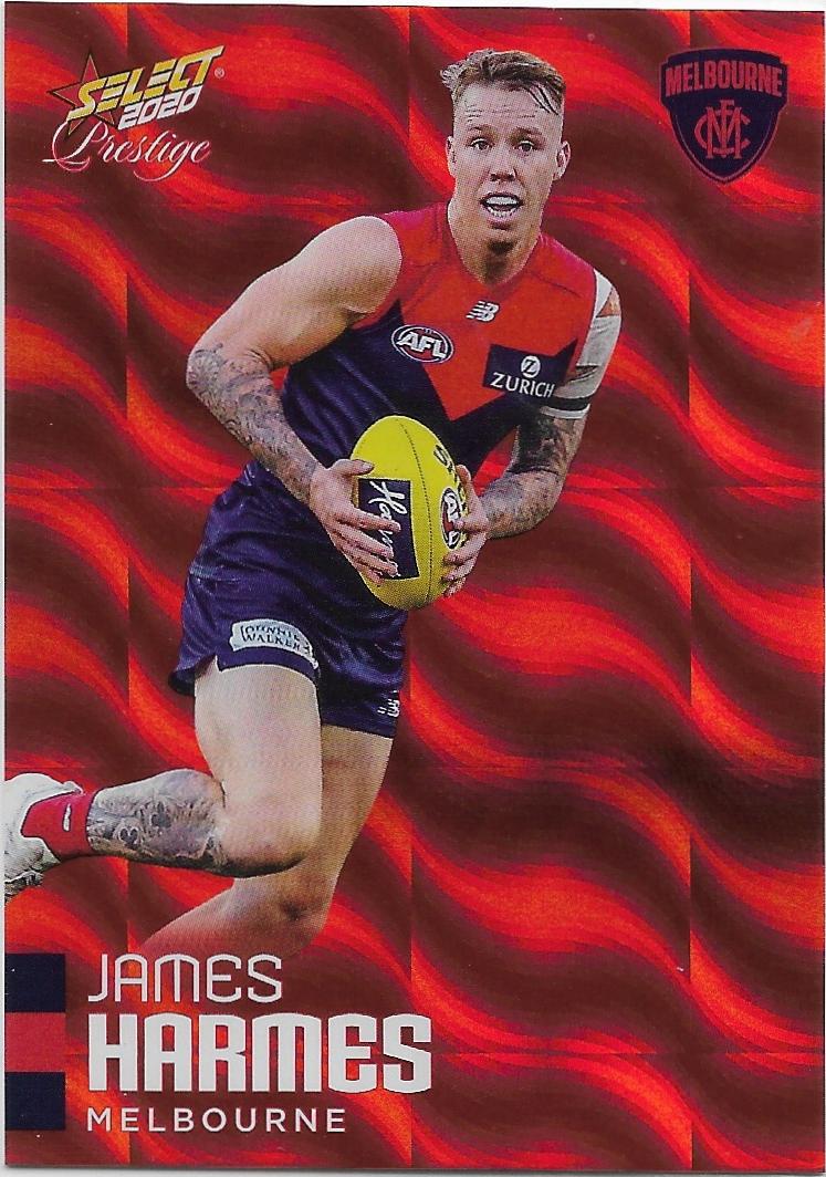 2020 Select Prestige Red Parallel (113) James Harmes Melbourne 047/170