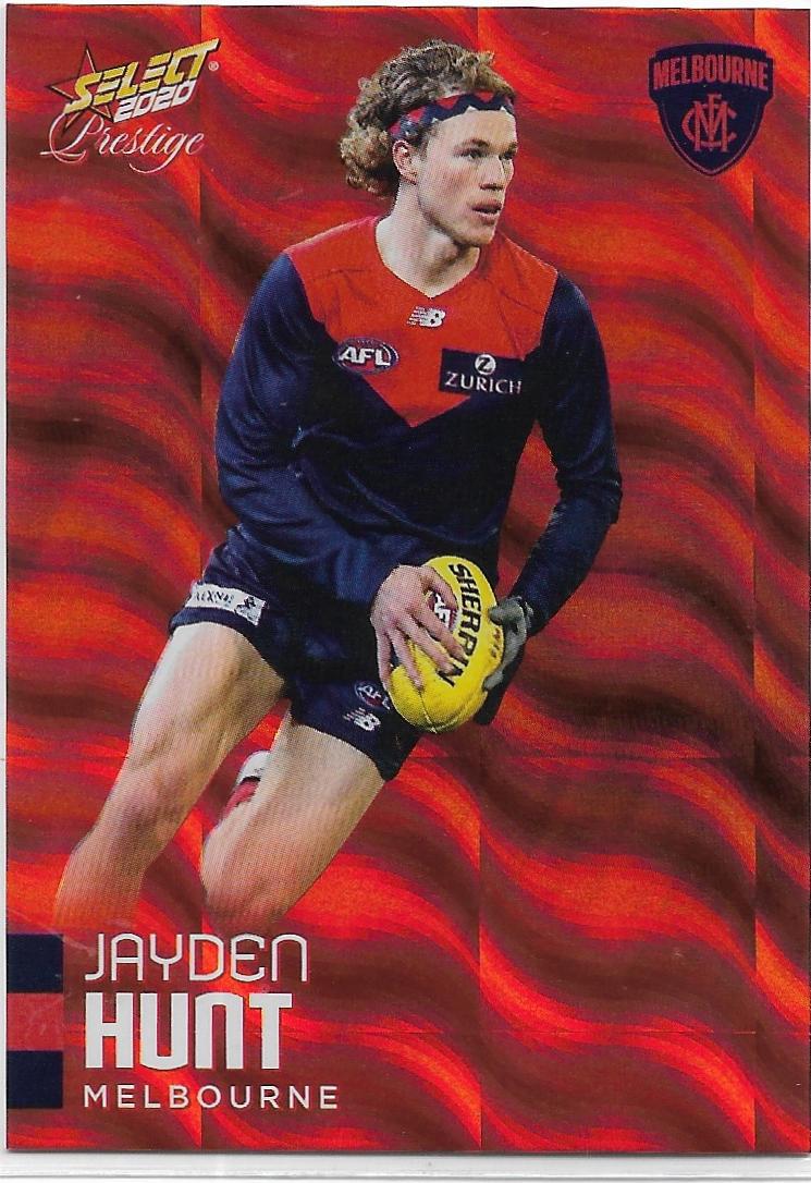 2020 Select Prestige Red Parallel (114) Jayden Hunt Melbourne 071/170