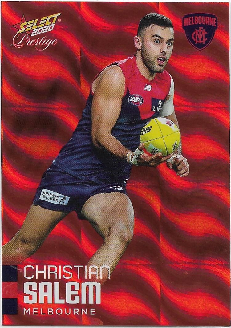 2020 Select Prestige Red Parallel (120) Christian Salem Melbourne 136/170