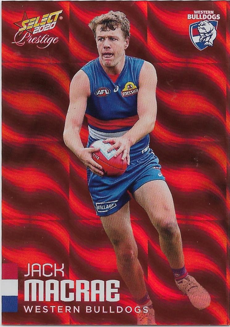 2020 Select Prestige Red Parallel (194) Jack Macrae Western Bulldogs 131/170