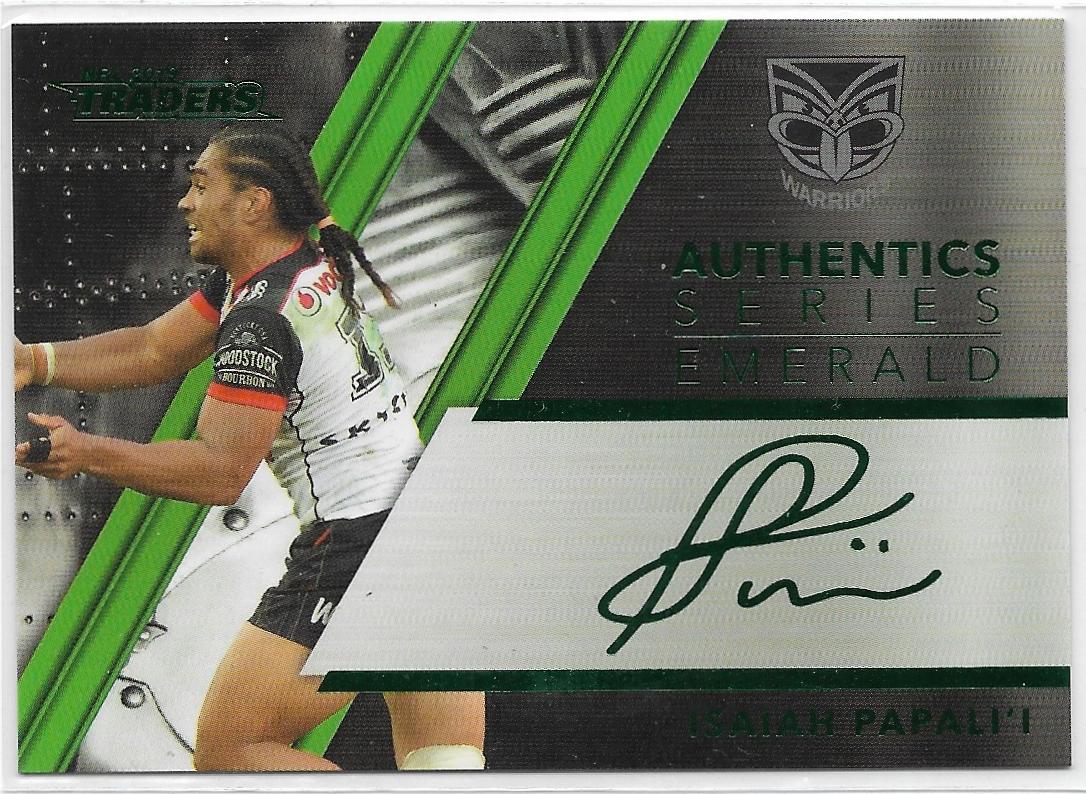 2019 Traders Authentic Emerald Signature (ASE15) Isaiah Papali’i Warriors