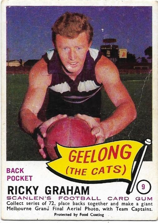 1966 VFL Scanlens (9) Ricky Graham Geelong