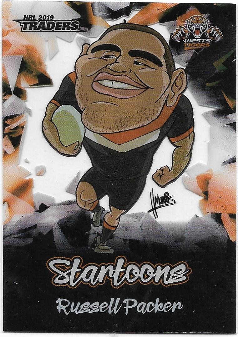 2019 Traders Startoons (ST 18) Russell Packer Wests Tigers