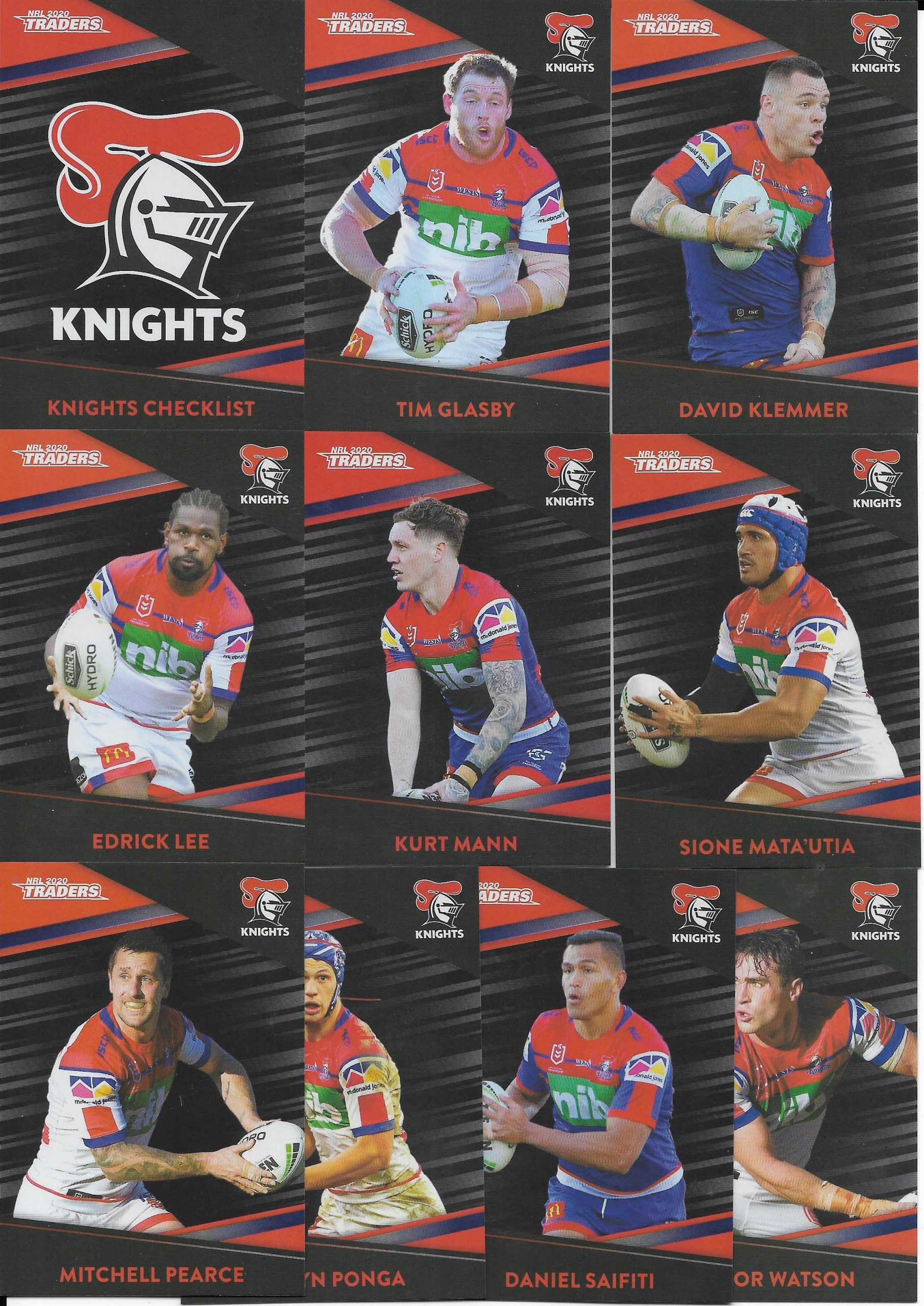 2020 Traders Parallel Team Set Newcastle Knights