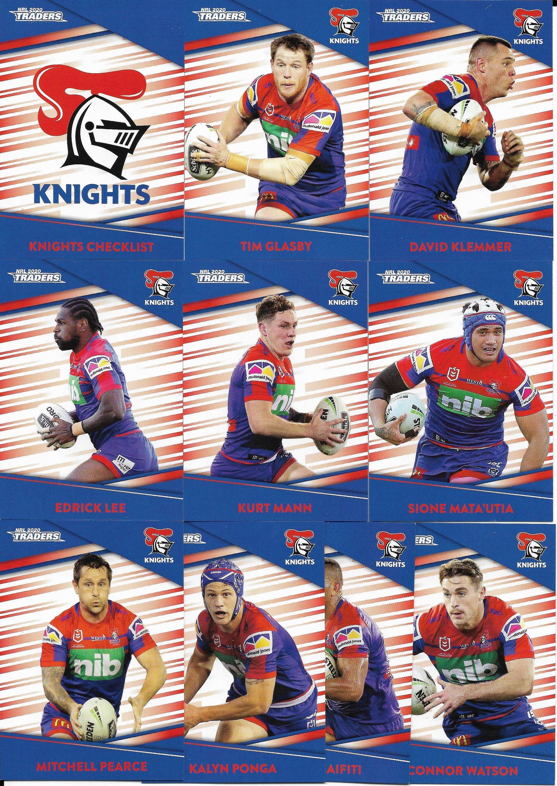 2020 Traders Base Team Set Newcastle Knights