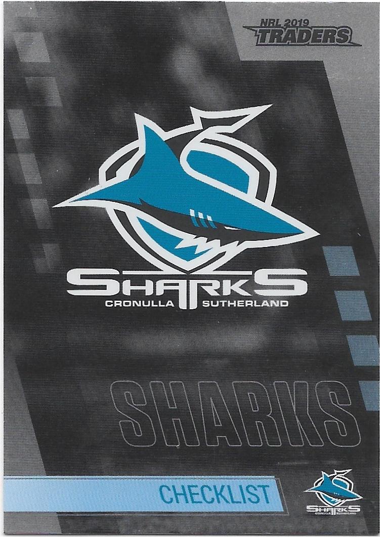 2019 Traders Platinum Parallel Checklist Logo (PS031) Sharks