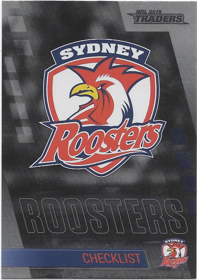 2019 Traders Platinum Parallel Checklist Logo (PS131) Roosters