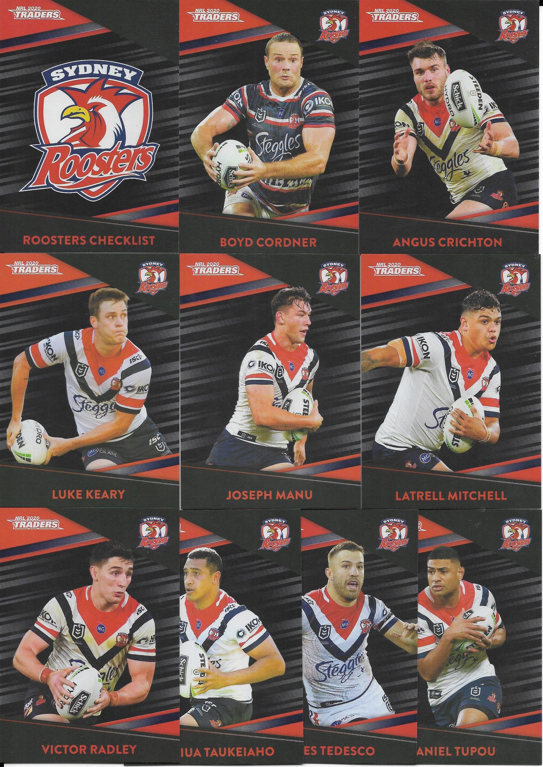 2020 Traders Parallel Team Set Sydney Roosters