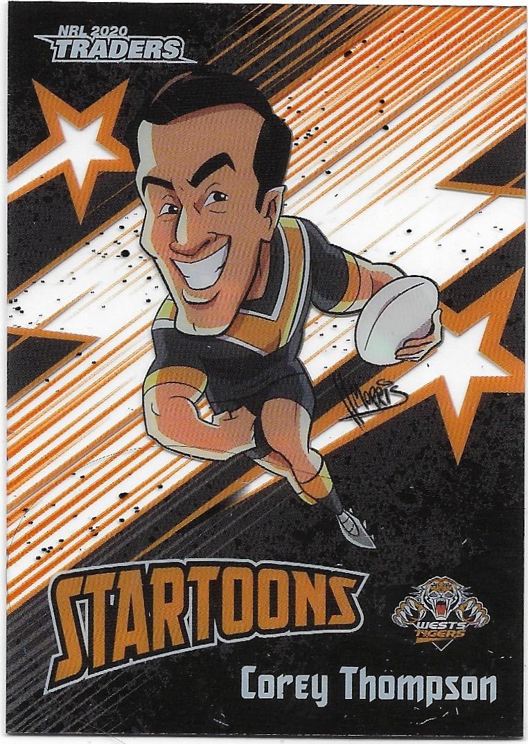 2020 Traders Startoons (ST 18) Corey Thompson Wests Tigers