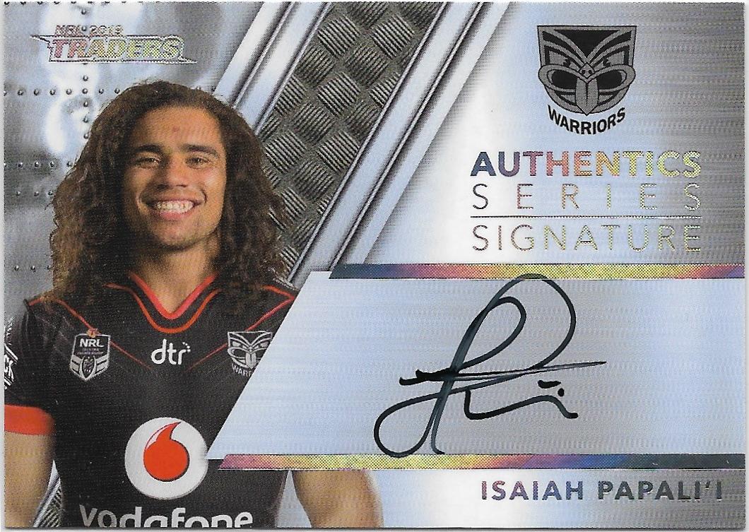 2019 Traders Authentic Signature (AS 15) Isaiah Papali’i Warriors 129/170