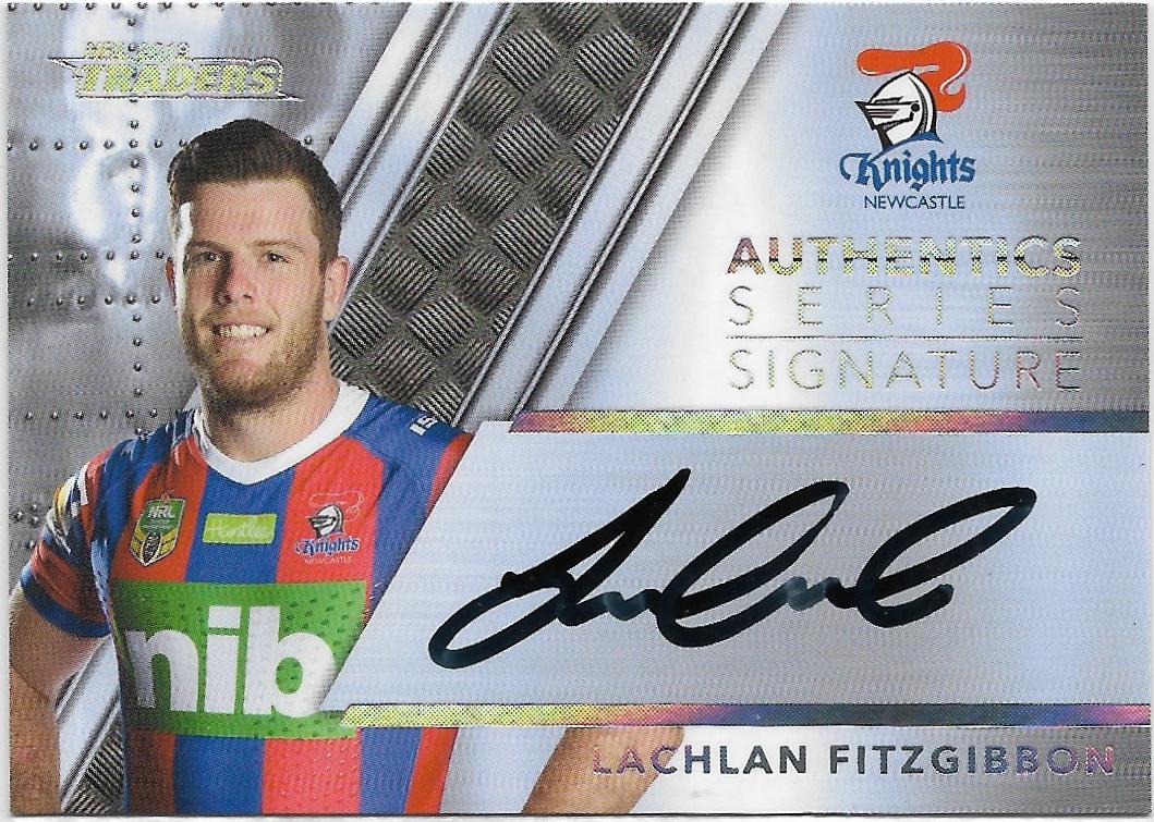 2019 Traders Authentic Signature (AS 8) Lachlan Fitzgibbon Knights 094/170