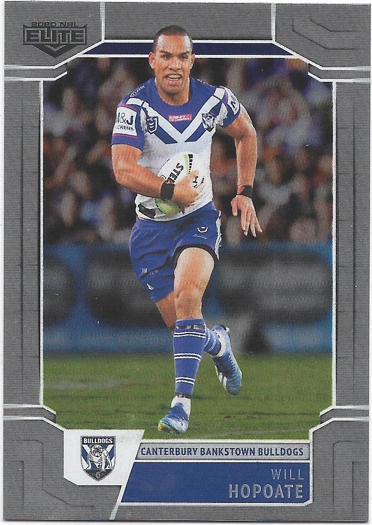 2020 Nrl Elite Silver Special Parallel (SS020) Will Hopoate Bulldogs