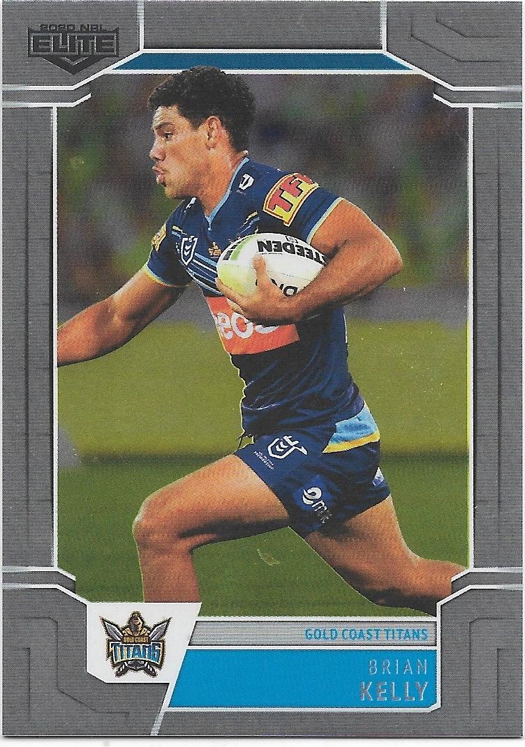 2020 Nrl Elite Silver Special Parallel (SS040) Brian Kelly Titans