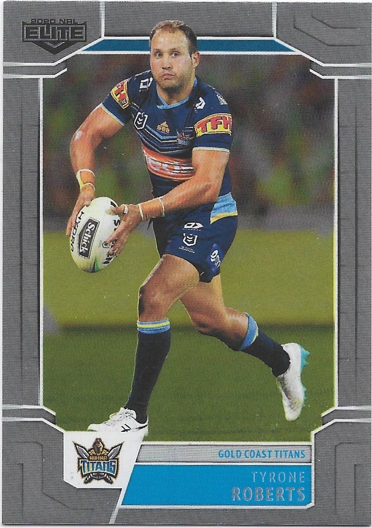 2020 Nrl Elite Silver Special Parallel (SS043) Tyrone Roberts Titans
