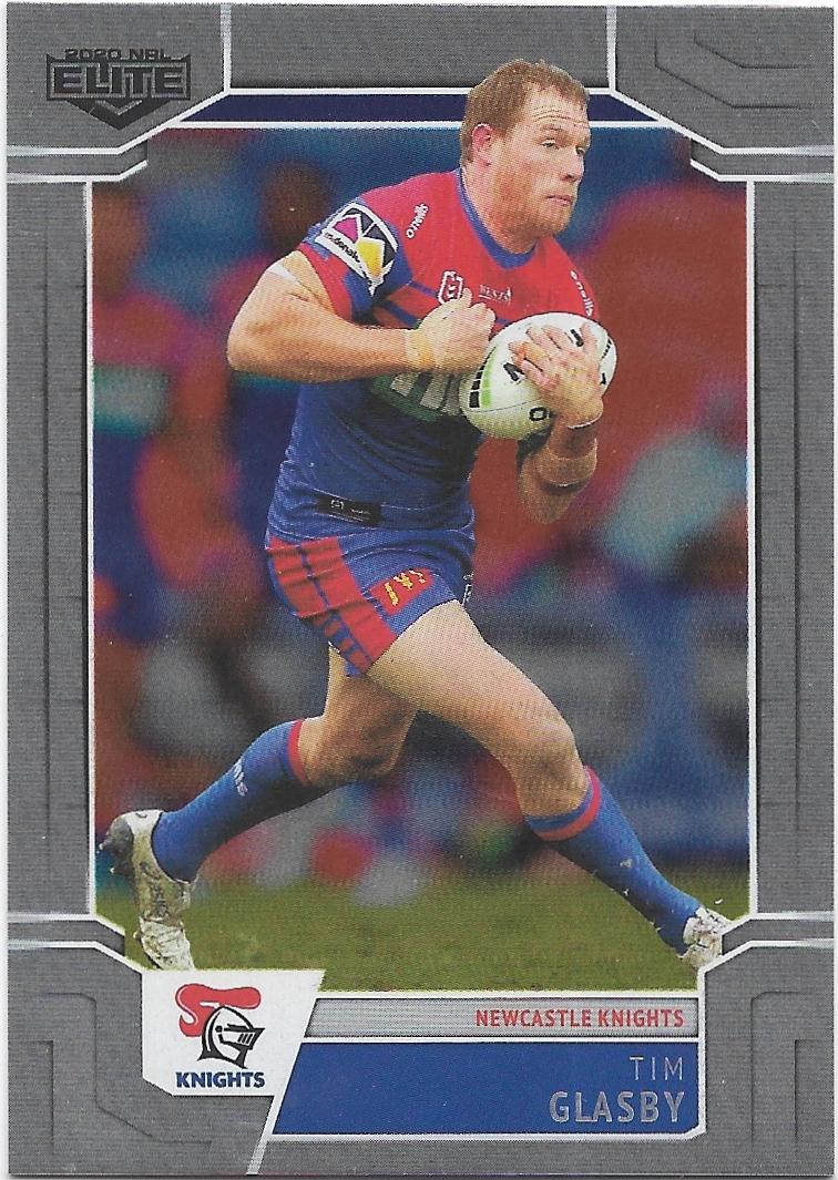 2020 Nrl Elite Silver Special Parallel (SS065) Tim Glasby Knights