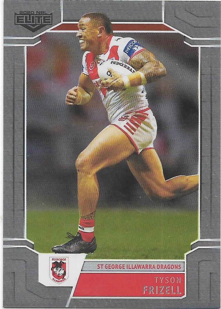2020 Nrl Elite Silver Special Parallel (SS110) Tyson Frizell Dragons