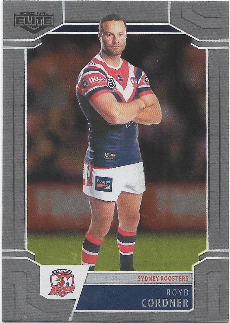 2020 Nrl Elite Silver Special Parallel (SS119) Boyd Cordner Roosters