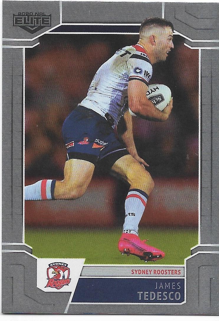 2020 Nrl Elite Silver Special Parallel (SS126) James Tedesco Roosters