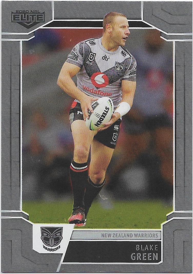 2020 Nrl Elite Silver Special Parallel (SS130) Blake Green Warriors