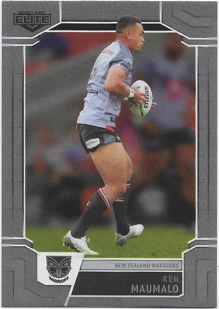 2020 Nrl Elite Silver Special Parallel (SS133) Ken Maumalo Warriors