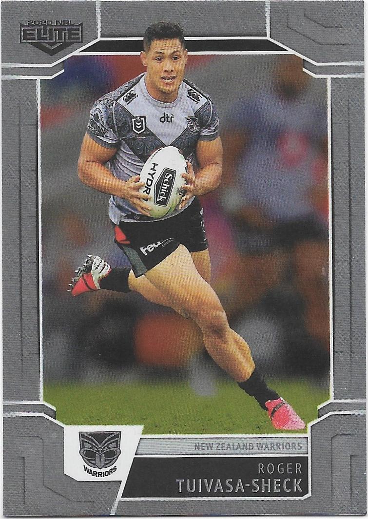2020 Nrl Elite Silver Special Parallel (SS135) Roger Tuivasa-Sheck Warriors