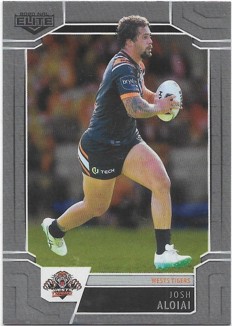 2020 Nrl Elite Silver Special Parallel (SS137) Josh Aloiai Wests Tigers