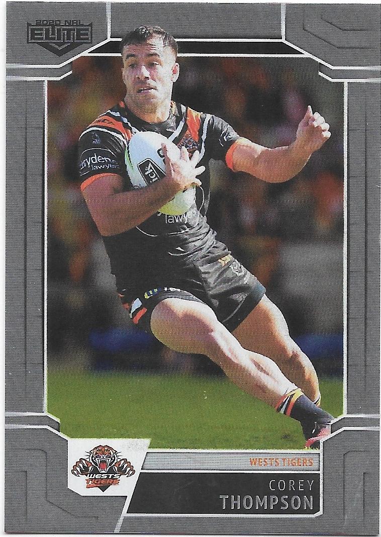 2020 Nrl Elite Silver Special Parallel (SS143) Corey Thompson Wests Tigers