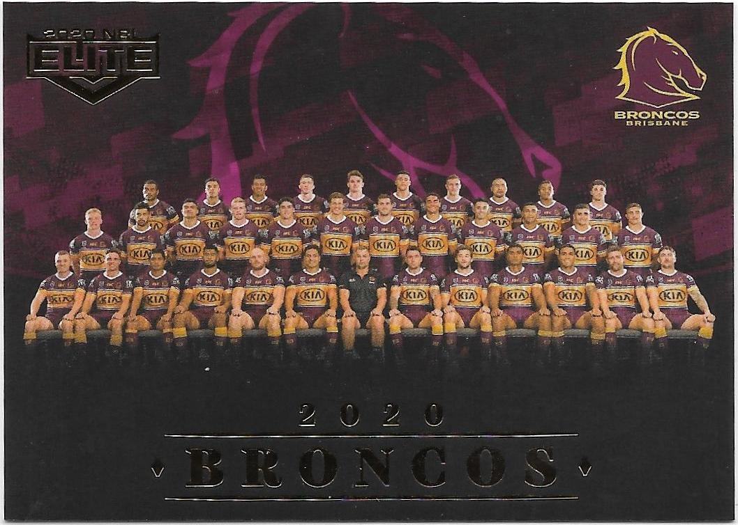 2020 Nrl Elite Team Photo (01 / 16) Broncos