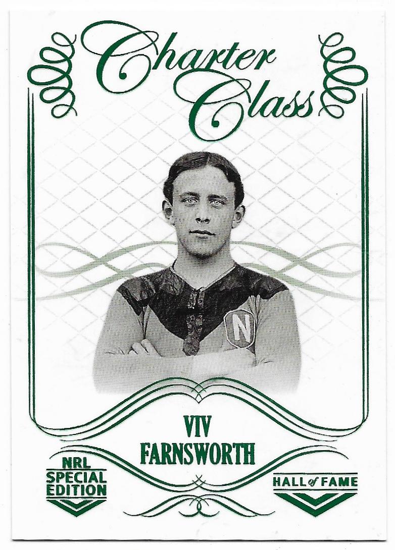 2018 Nrl Glory Charter Class (CC 010) Viv Farnsworth