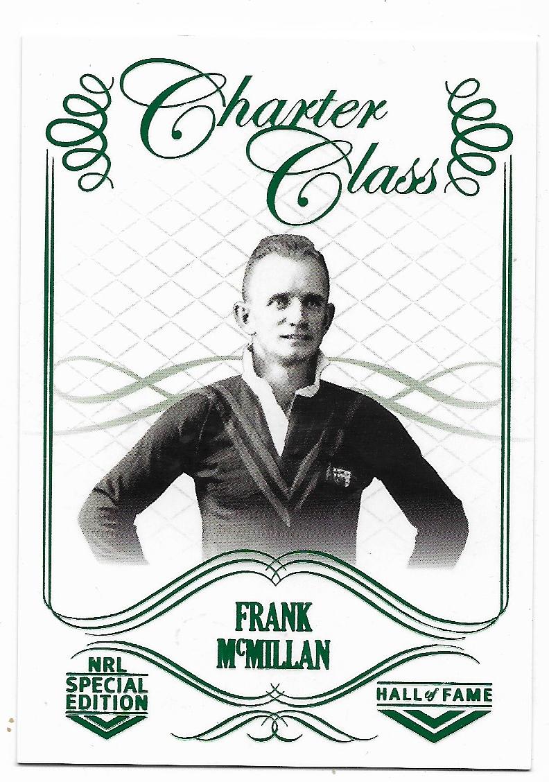 2018 Nrl Glory Charter Class (CC 019) Frank McMillan