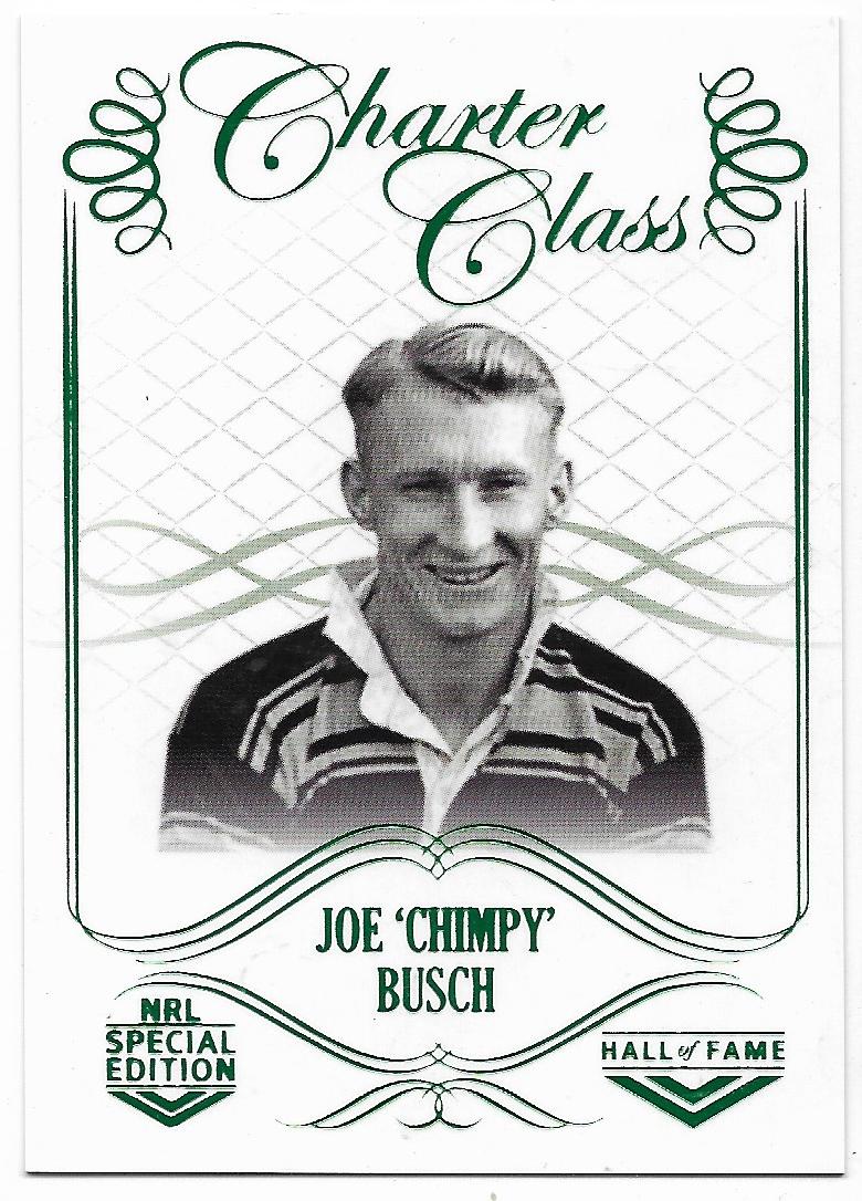 2018 Nrl Glory Charter Class (CC 028) Joe “Chimpy” Busch