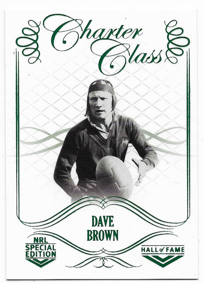 2018 Nrl Glory Charter Class (CC 032) Dave Brown