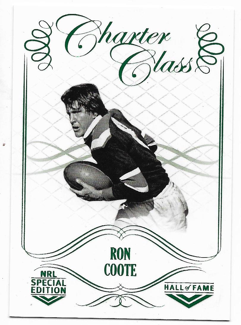 2018 Nrl Glory Charter Class (CC 071) Ron Coote