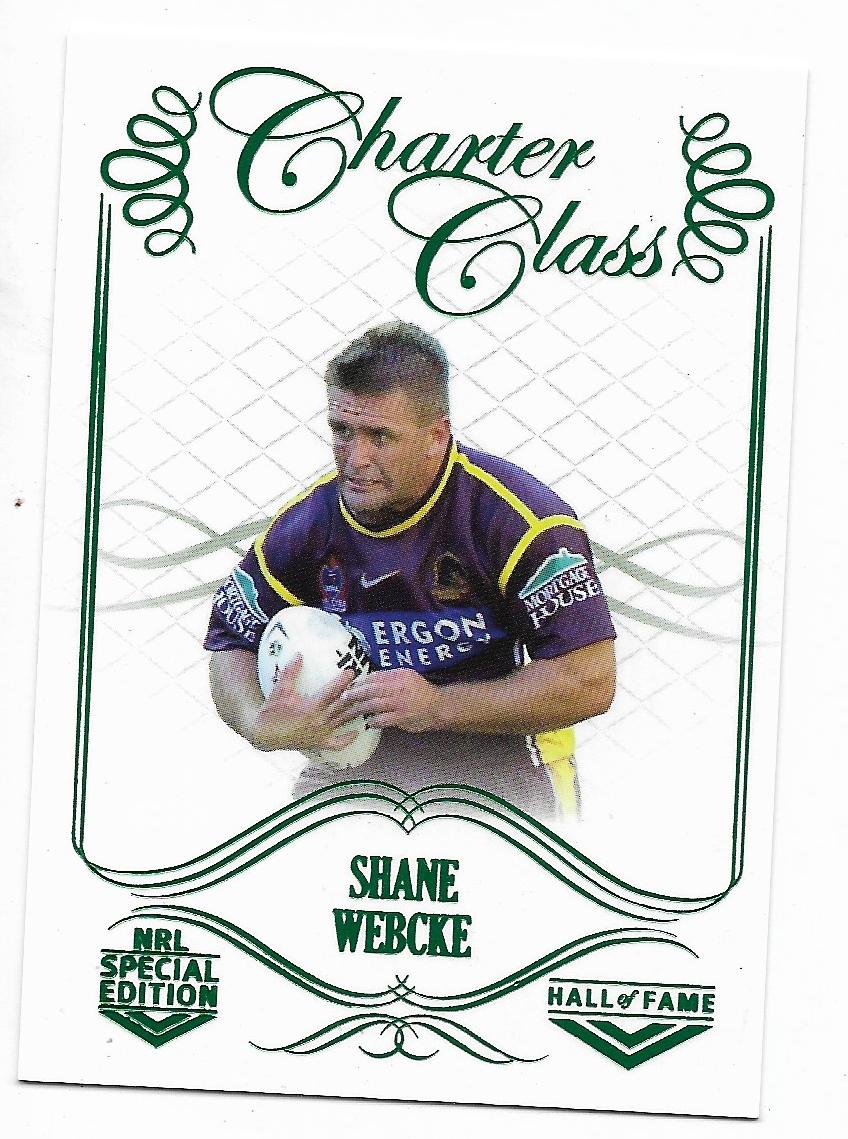 2018 Nrl Glory Charter Class (CC 098) Shane Webcke