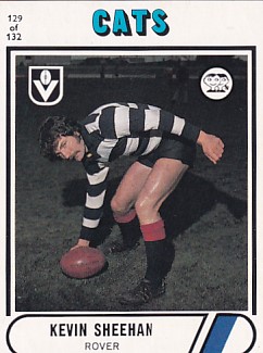 1976 VFL Scanlens (129) Kevin SHEEHAN Geelong