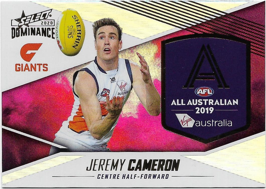 2020 Select Dominance All Australian (AA11) Jeremy CAMERON Gws