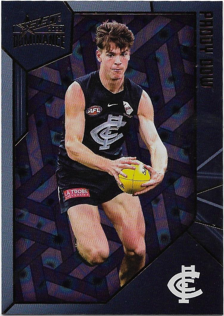 2020 Dominance Holofoil Parallel (HP30) Paddy DOW Carlton 006/350