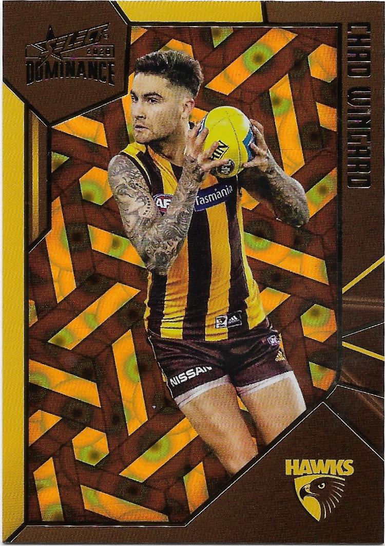 2020 Dominance Holofoil Parallel (HP121) Chad WINGARD Hawthorn 006/350