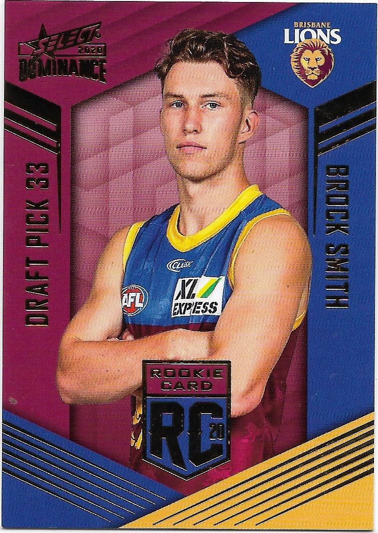 2020 Select Dominance Rookies (RC33) Brock SMITH Brisbane 101/295
