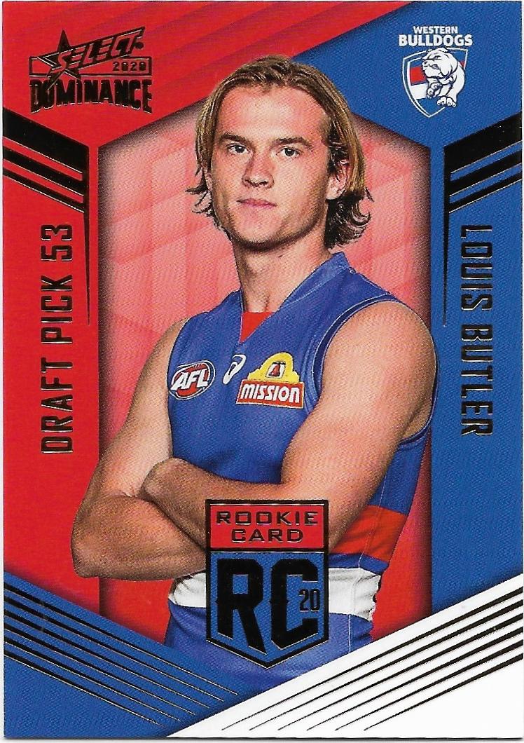 2020 Select Dominance Rookies (RC53) Louis BUTLER Western Bulldogs 178/295