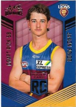 2020 Select Dominance Rookies (RC59) Jaxon PRIOR Brisbane 029/295