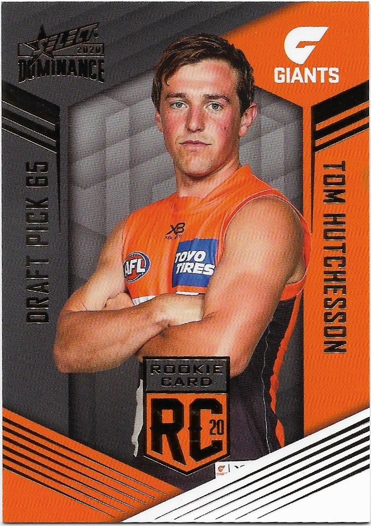 2020 Select Dominance Rookies (RC65) Tom HUTCHESSON Gws 201/295