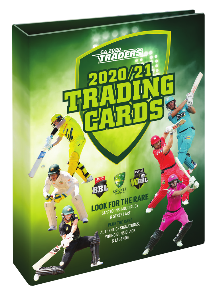 2020 / 21 TLA Cricket Australia Official Album & Full Set Of Base Cards (156)