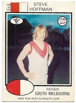 1975 VFL Scanlens (130) Steve HOFFMAN South Melbourne