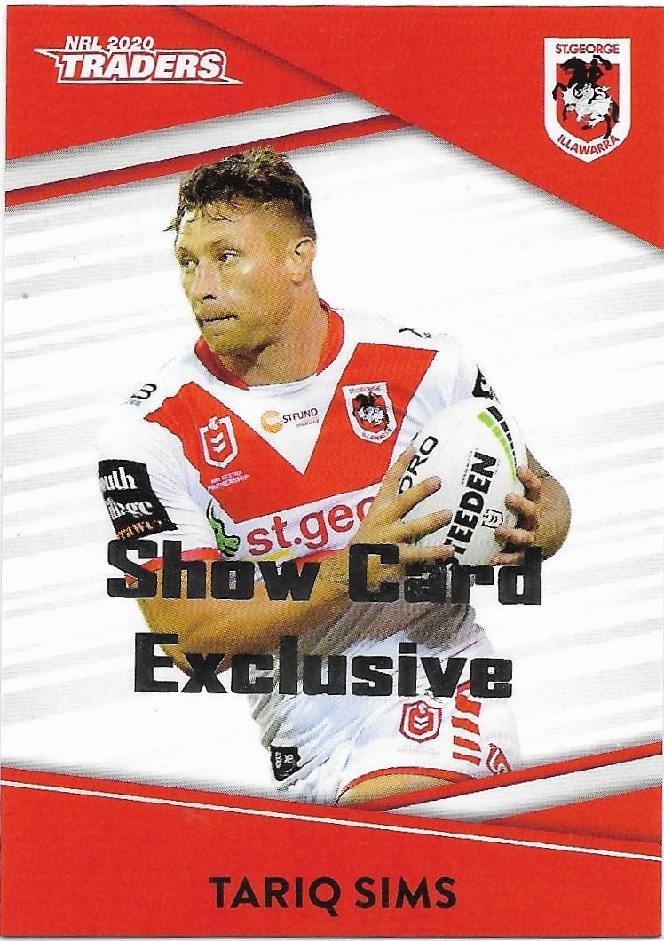2020 Traders Show Card Exclusive (129) Tariq SIMS Dragons