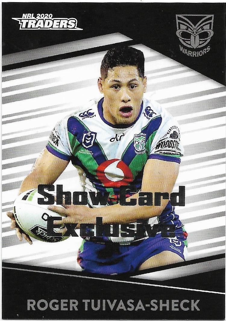 2020 Traders Show Card Exclusive (150) Roger TUIVASA-SHECK Warriors